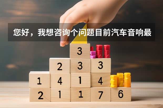 您好，我想咨询个问题目前汽车音响最好的品牌有哪些？