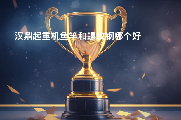 汉鼎起重机鱼竿和螺纹钢哪个好
