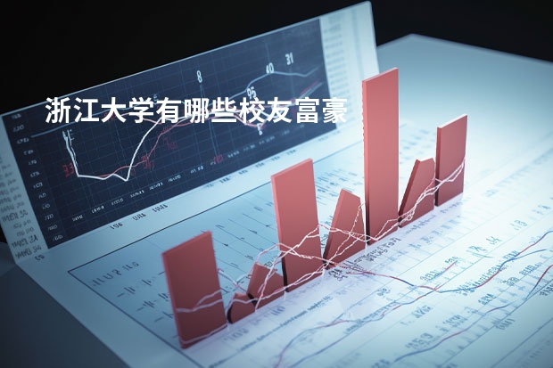浙江大学有哪些校友富豪