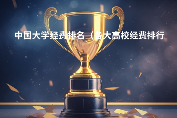 中国大学经费排名（各大高校经费排行500）
