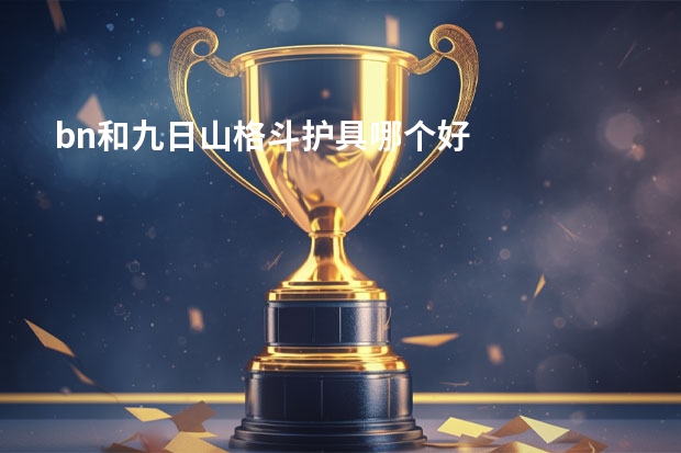 bn和九日山格斗护具哪个好